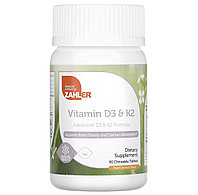 Zahler витамин D3 и К2, вкус абрикос, 90 жевательных таблеток