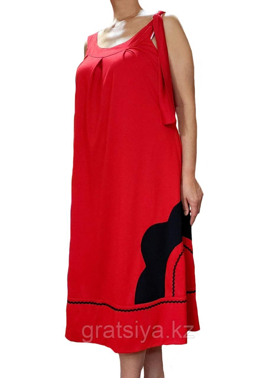 Модное Летнее Красное Платье - Сарафан - фото 1 - id-p102181659