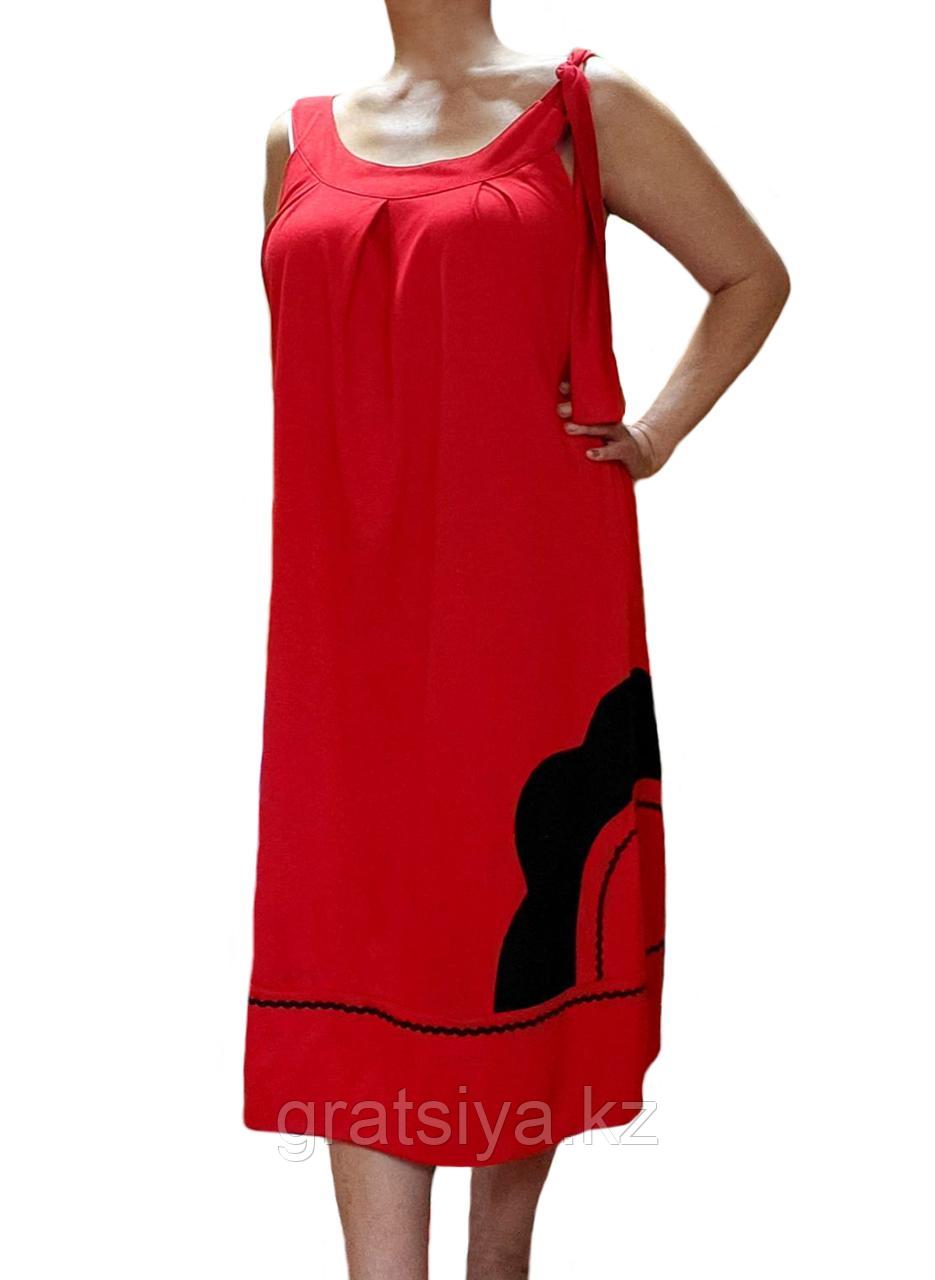 Модное Летнее Красное Платье - Сарафан - фото 3 - id-p102181659