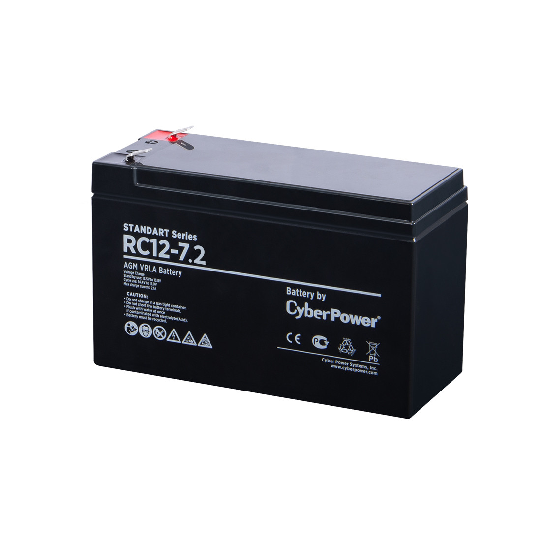 Аккумуляторная батарея CyberPower RC12-7,2 12В 7,2 Ач 2-012250 - фото 1 - id-p111151241