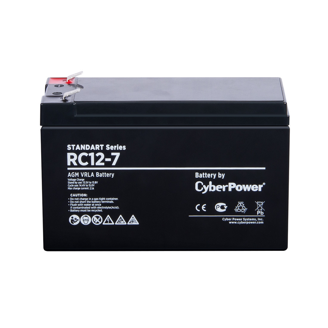 Аккумуляторная батарея CyberPower RC12-7 12В 7 Ач 2-012249 - фото 2 - id-p111151242