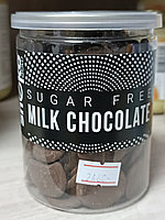 Кондитерский молочный натуральный шоколад без сахара, 200 грамм