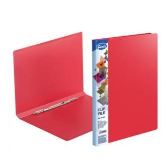 Папка для бумаг с пружинным сшивателем Forofis Clip A, А4, 0,60 мм, ПП, красный - фото 1 - id-p111156846