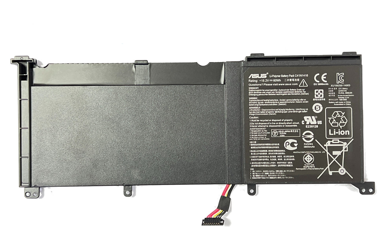 Аккумулятор для ноутбука ASUS UX501 C41N1416 15.2V-60Wh 3800mAh ORIGNAL, фото 1