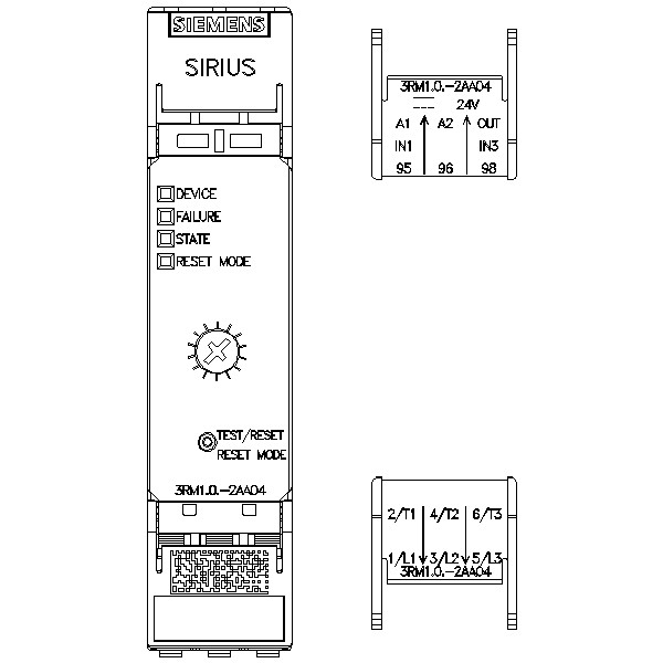 Компактный пускатель прямого пуска Siemens Sirius 3RM1 - фото 3 - id-p111158227
