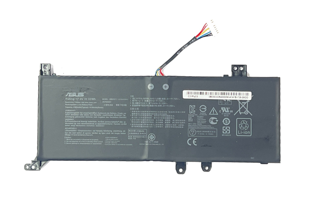 Аккумулятор для ноутбука ASUS Vivobook 15 X515 C21N1818 C21N1818-3 7.7V 32Wh 4110mAh (ORIGNAL)