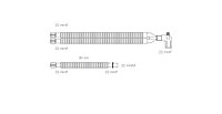 Созылғыш/гофрленген тыныс алу контуры, LIMB 160/180 см қосымша түтігі бар ересектерге арналған