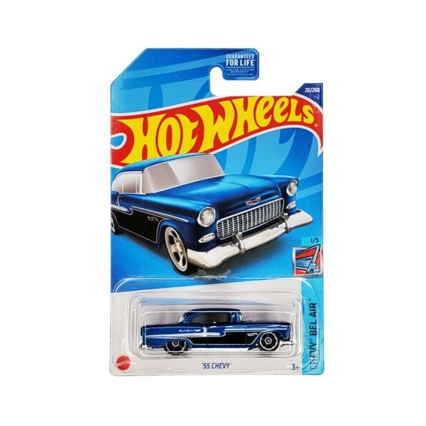 Hot Wheels Модель Chevy Bel Air '55, синий - фото 1 - id-p111161640