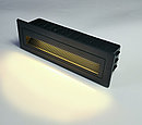 Встраиваемый светодиодный светильник 12Вт 4000К ребристый черный, фото 3