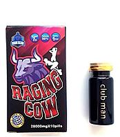 Возбуждающее средство для мужчин Raging Cow Man Club Виагра Яростный Бык 10 шт