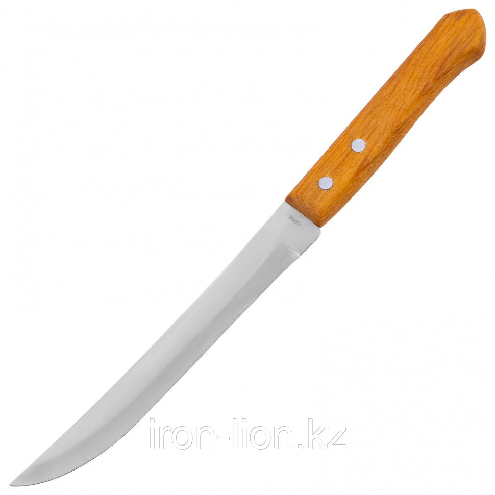 Нож для мяса: филейный 260 мм, лезвие 150 мм, деревяная рукоятка// Hausman - фото 1 - id-p111184861