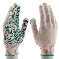 Перчатки трикотажные, ПВХ нанесение "Летний сад", 10 класс, Россия Palisad