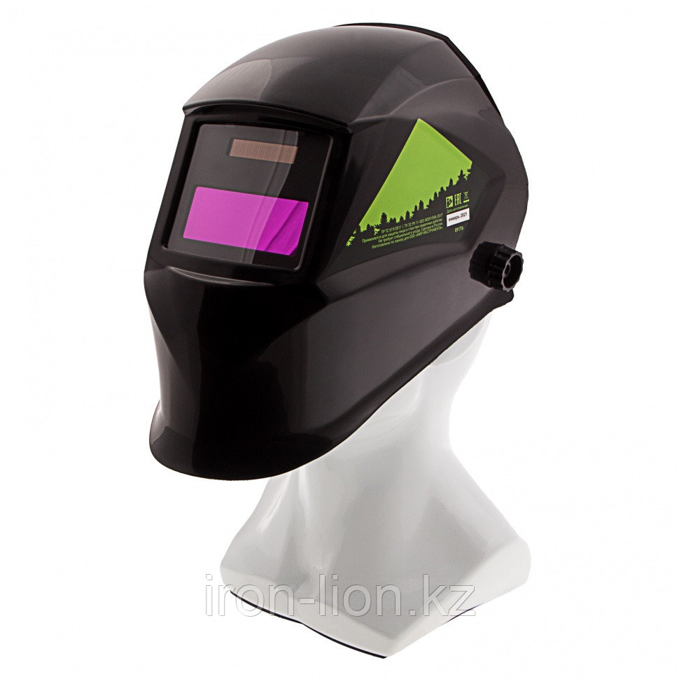 Щиток защитный лицевой (маска сварщика) с автозатемнением Ф1, коробка Сибртех - фото 1 - id-p111187048