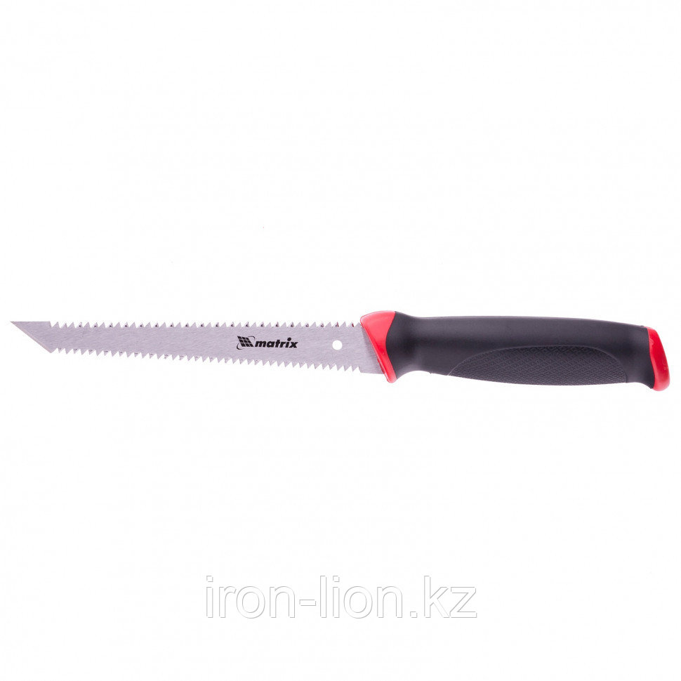 Ножовка по гипсокартону, 180 мм, две рабочие кромки полотна, двухкомпонентная рукоятка Matrix - фото 1 - id-p111190022