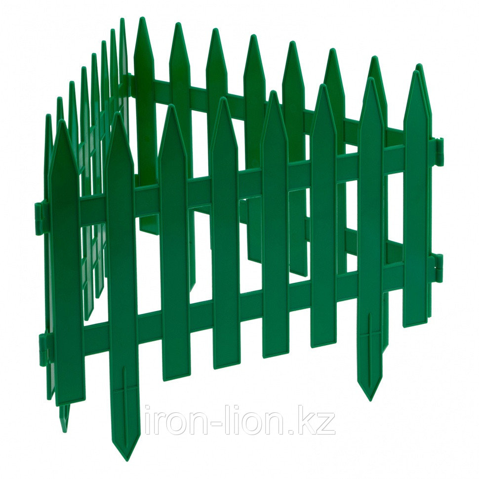 Забор декоративный "Рейка", 28 х 300 см, зеленый, Россия, Palisad - фото 1 - id-p111191075