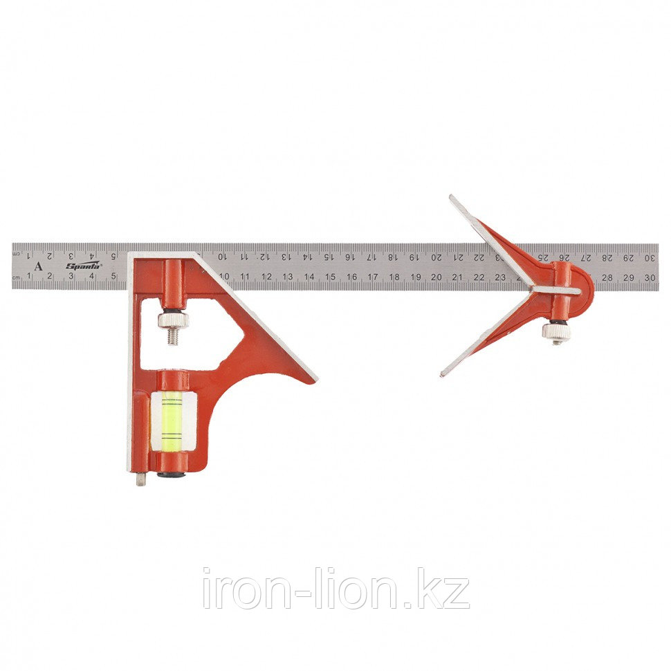 Угольник, 300 мм, металлический, комбинированный Sparta - фото 1 - id-p111190247