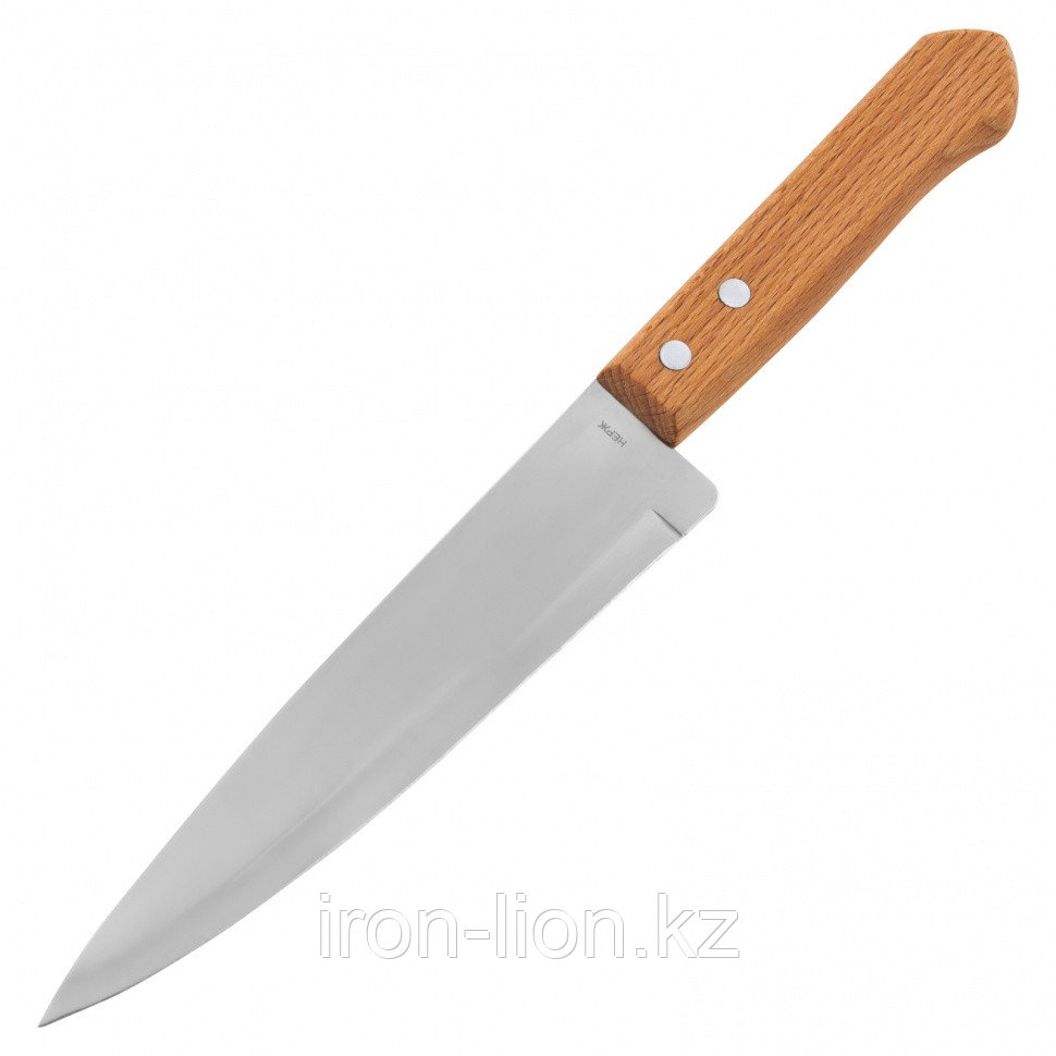 Нож поварской 310 мм, лезвие 180 мм, деревянная рукоятка// Hausman - фото 1 - id-p111184814
