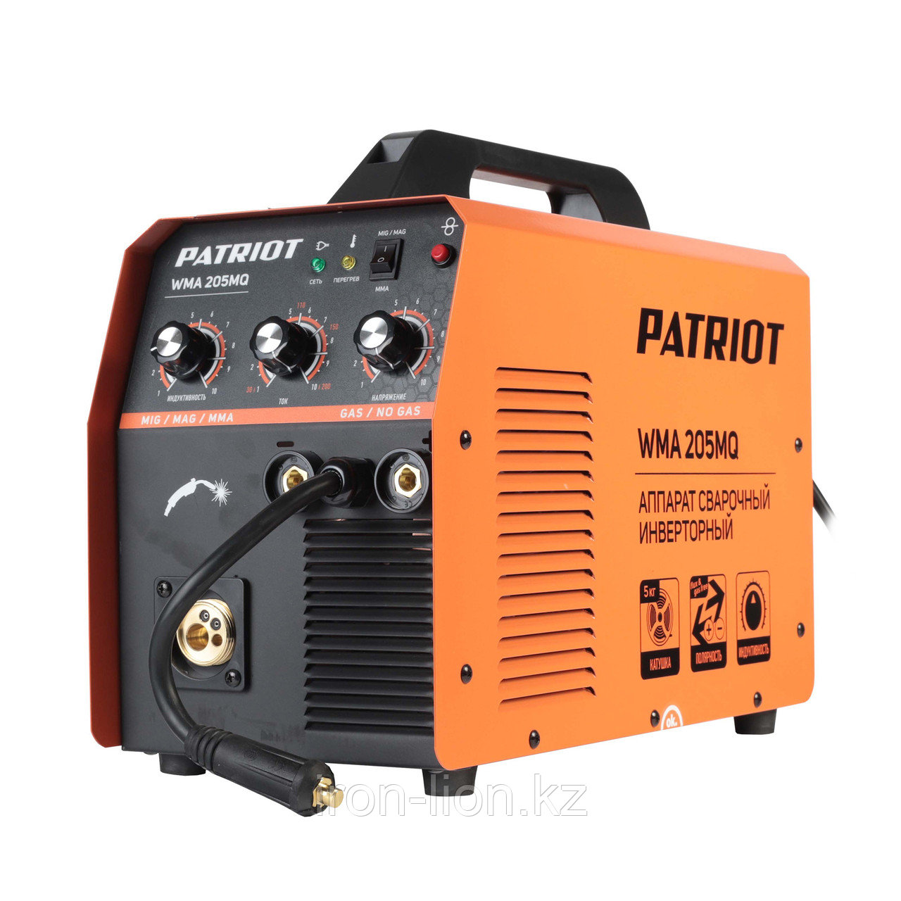 Полуавтомат сварочный инверторный Patriot WMA 205 MQ - фото 1 - id-p111181694