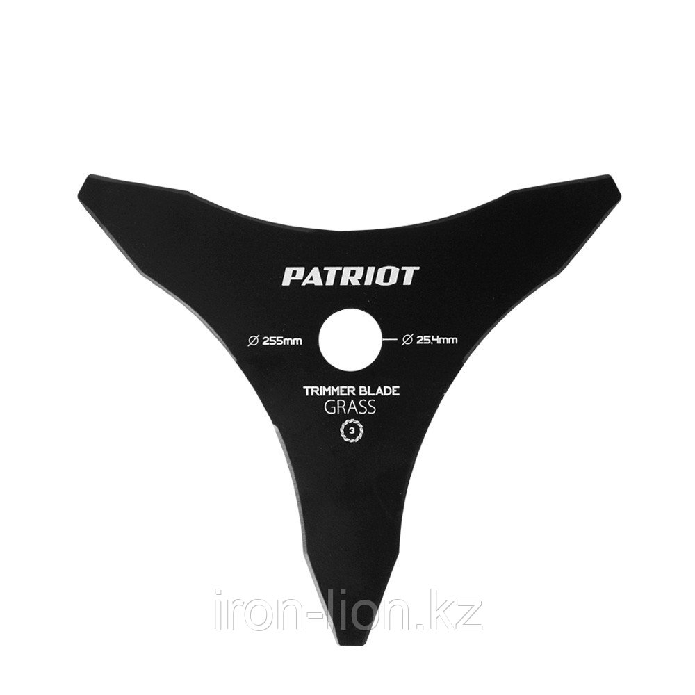 Нож Patriot TBM-3 для триммера (255х25.4 мм, 3 зубца) - фото 1 - id-p111180790
