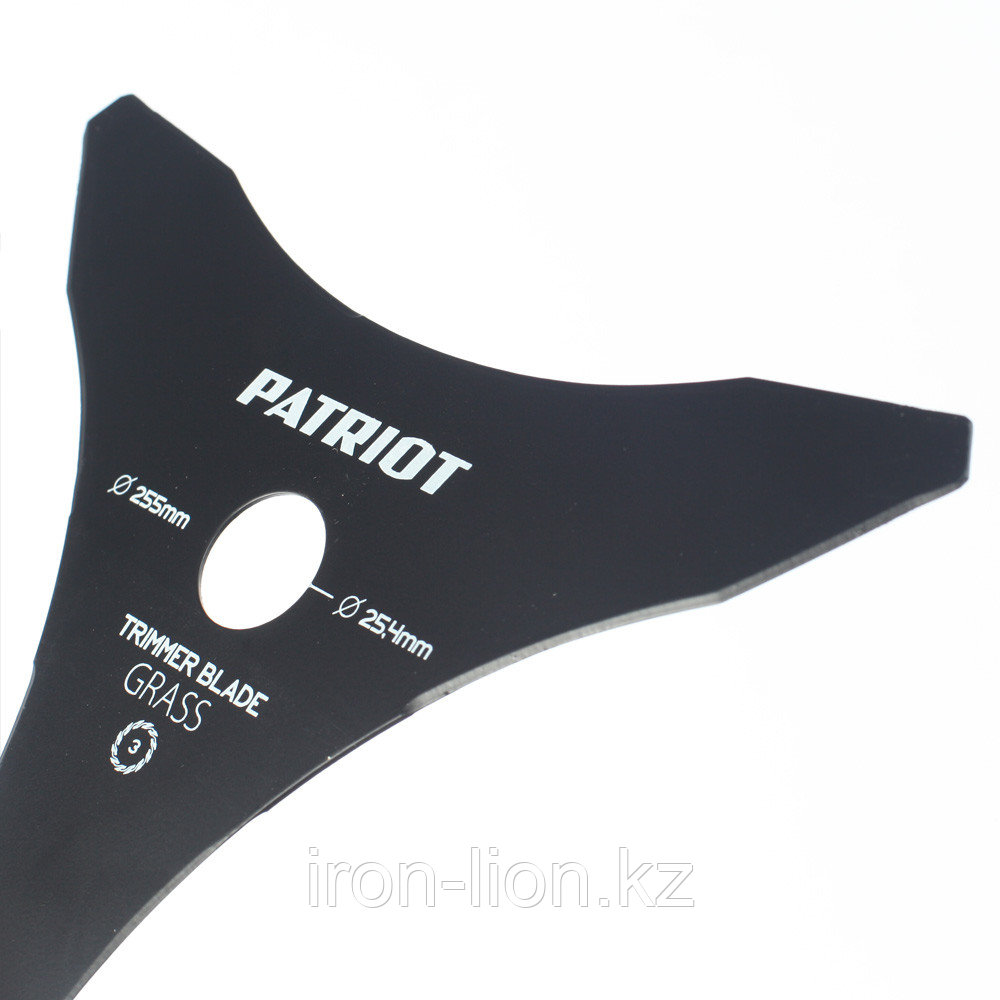 Нож Patriot TBM-3 для триммера (255х25.4 мм, 3 зубца) - фото 2 - id-p111180790