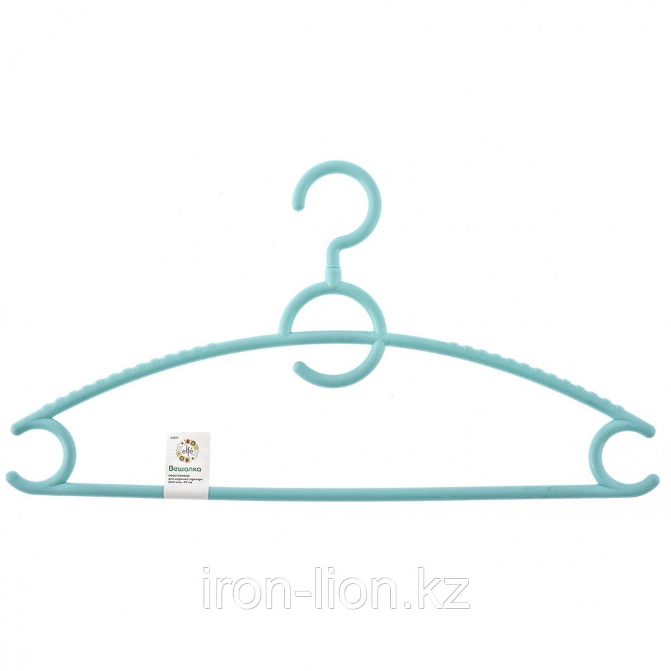 Вешалка пластиковая для верхней одежды 43 см, цветная Elfe - фото 1 - id-p111196346