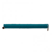 Полиуретановый спиральный шланг профессиональный BASF, 10 м, с быстросъемными соединениями Stels