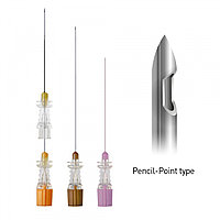 Игла для спинальной анестезии, Pencil Point (Пенсил Пойнт), с проводником 20G×1 (0.9×34 мм), 25G×4