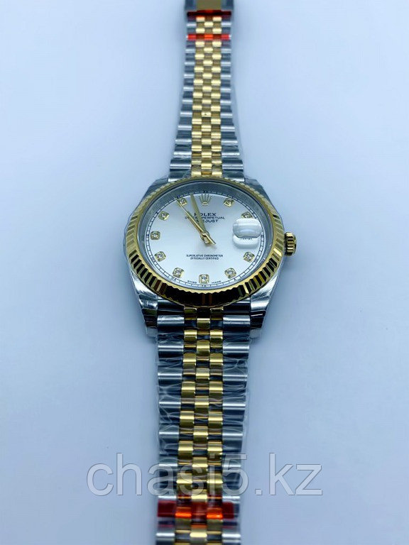 Механические наручные часы Rolex Datejust Steel and Yellow Gold - Дубликат (12060) - фото 1 - id-p100613056