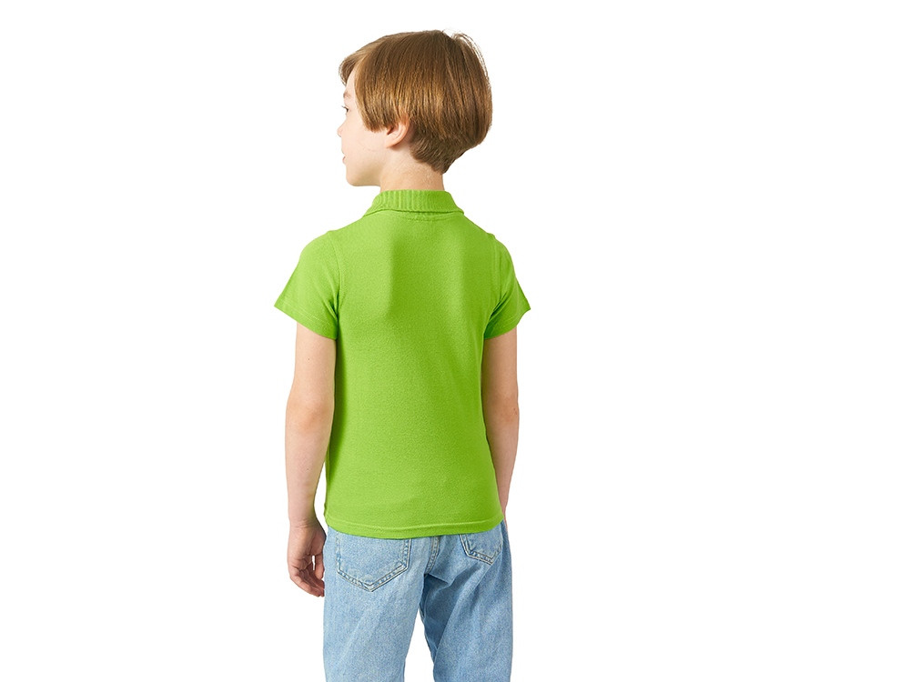 Рубашка поло First детская, зеленое яблоко - фото 2 - id-p109988440