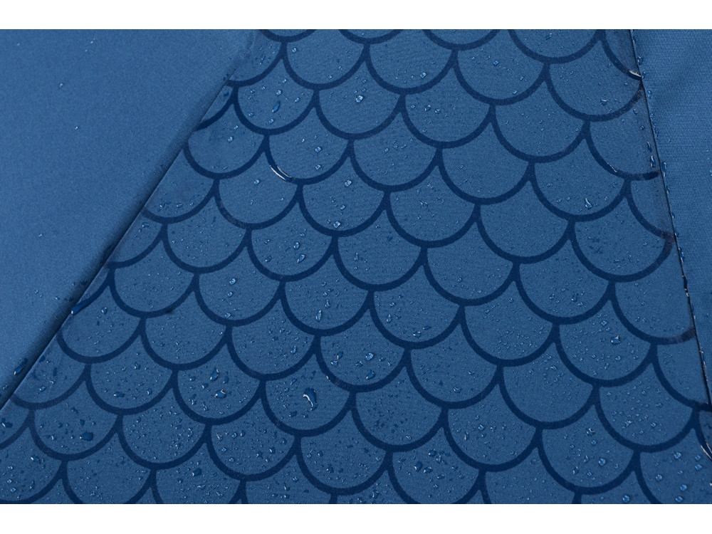 Зонт-полуавтомат складной Marvy с проявляющимся рисунком, синий - фото 4 - id-p111200853