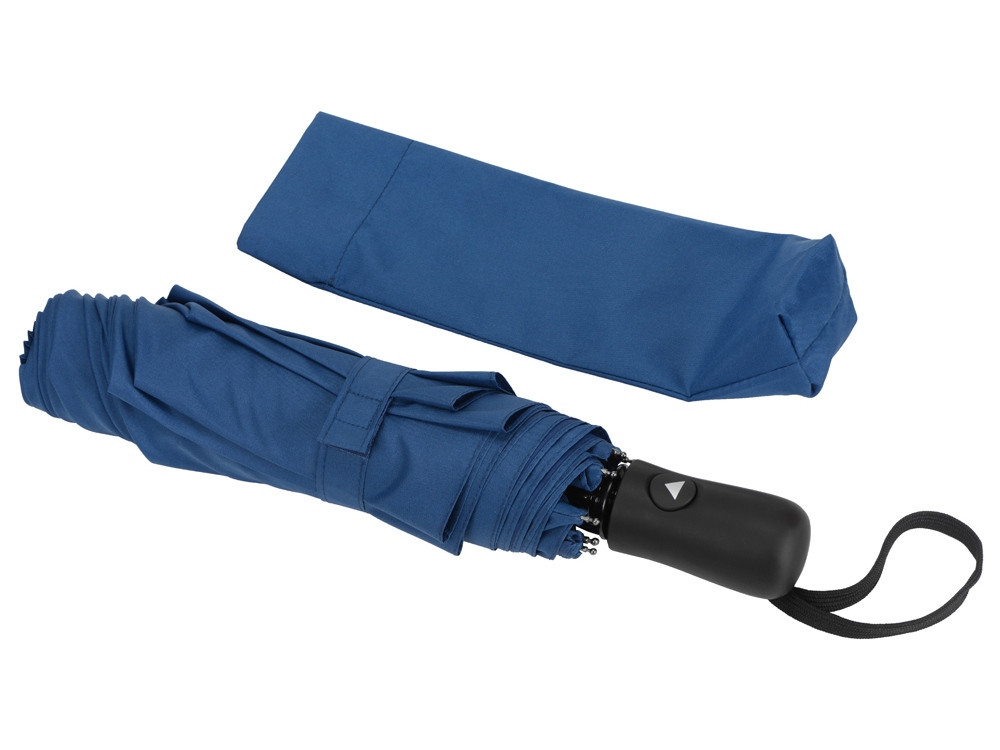 Зонт-полуавтомат складной Marvy с проявляющимся рисунком, синий - фото 9 - id-p111200853