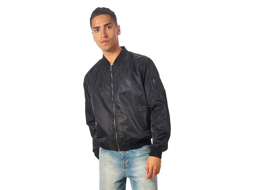 Куртка бомбер Antwerpen унисекс, черный - фото 2 - id-p111200859