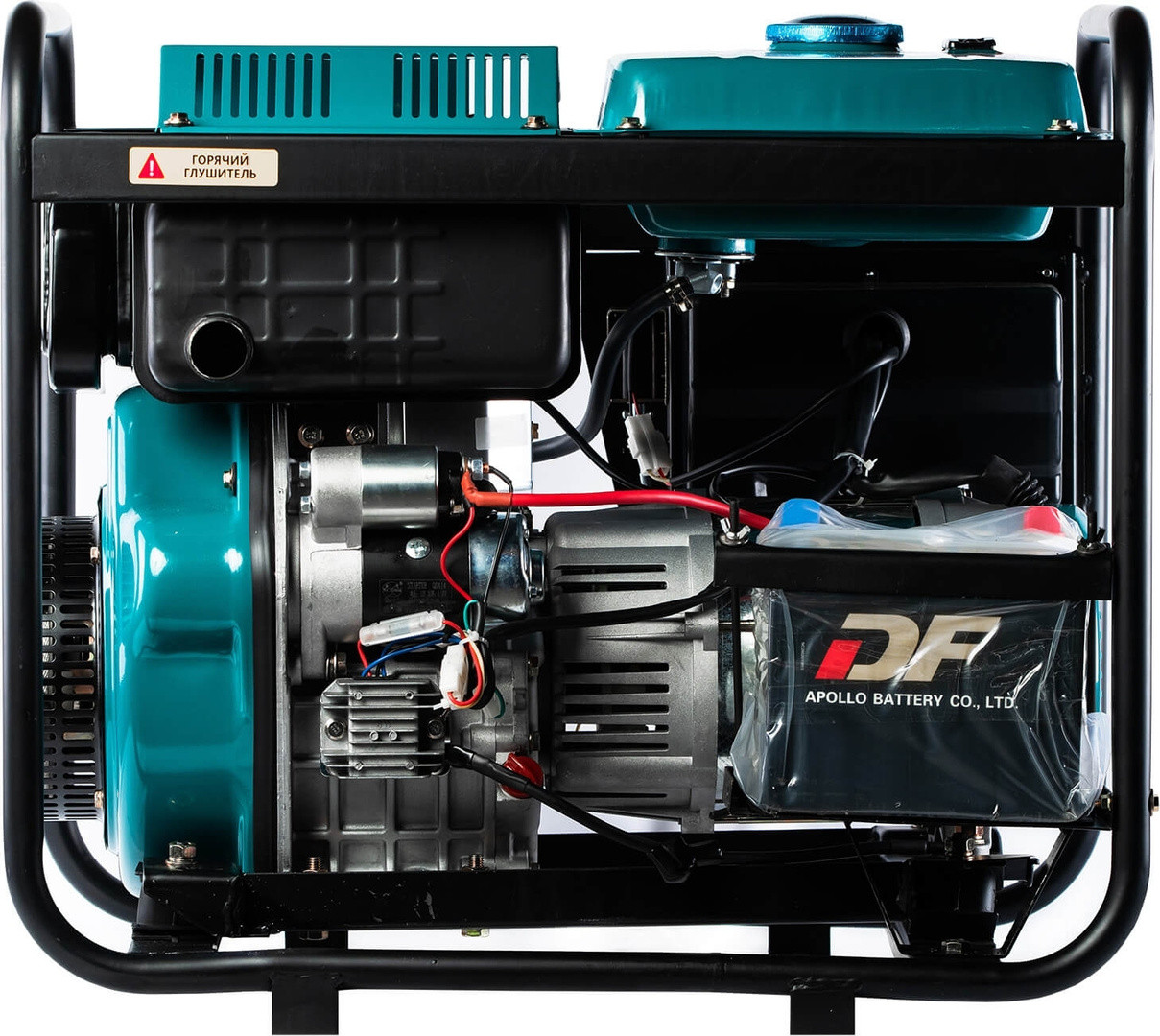 Дизельный генератор ALTECO ADG 7500 TE 13263 (5/6.2 кВт, 380 В, ручной/электро, бак 12.5 л) - фото 3 - id-p111202337