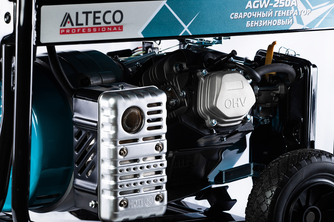 Бензиновый генератор сварочный ALTECO AGW 250 A 22092 (2.5 кВт, 220 В, ручной/электро, бак 18 л) - фото 7 - id-p111202370