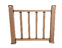 Декоративные ограждения перила ДПК RusDecking, фото 3