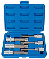 Набор головок 1/2" со вставкой SPLINE 100 мм. 6 пр. Vertul VR50198