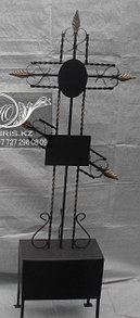 Крест на могилу железный