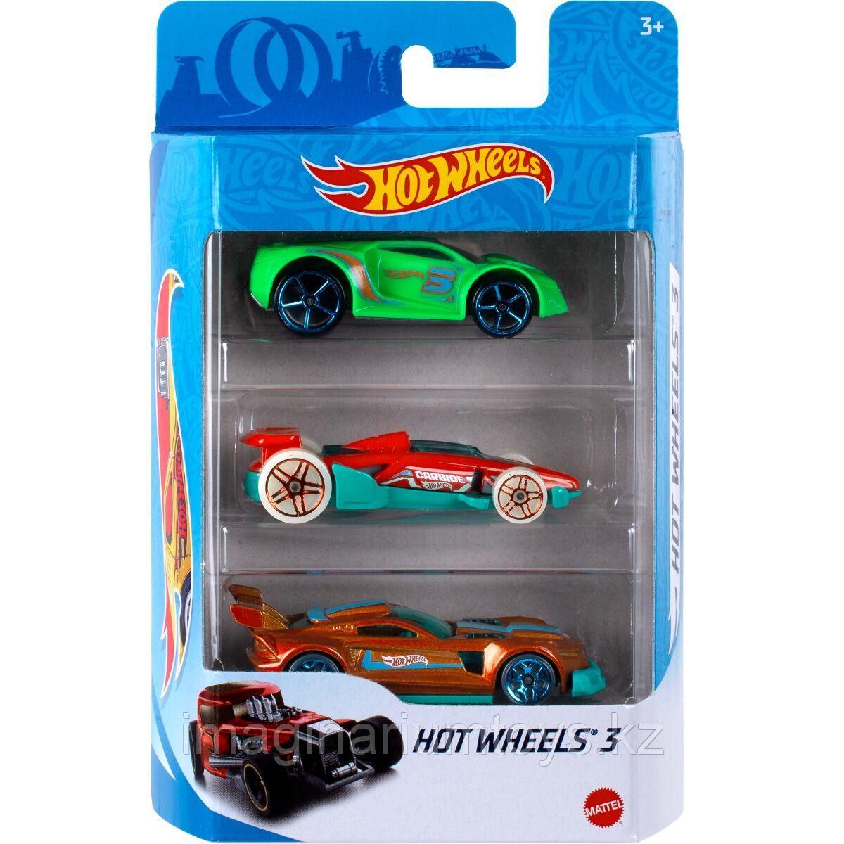 Hot Wheels Basic Набор 3 машинки, фото 1