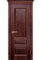 Межкомнатная дверь ОКА Аристократ №1 Массив Дуба Махагон, Полотно глухое (ПГ), 2000мм×600мм