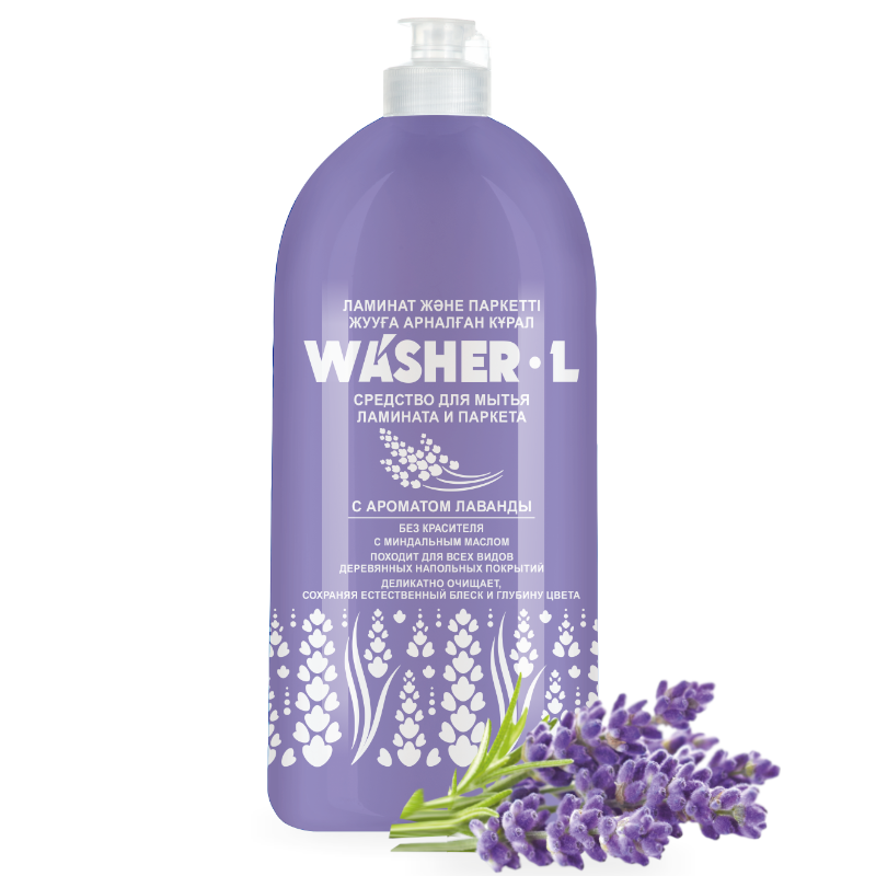 Средство для мытья ламината и паркета «WASHER-L» с ароматом лаванды, 1000мл