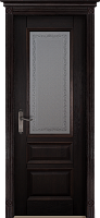 Межкомнатная дверь ОКА Аристократ №2 Массив Дуба Полотно глухое (ПГ), Венге, 2000мм×800мм