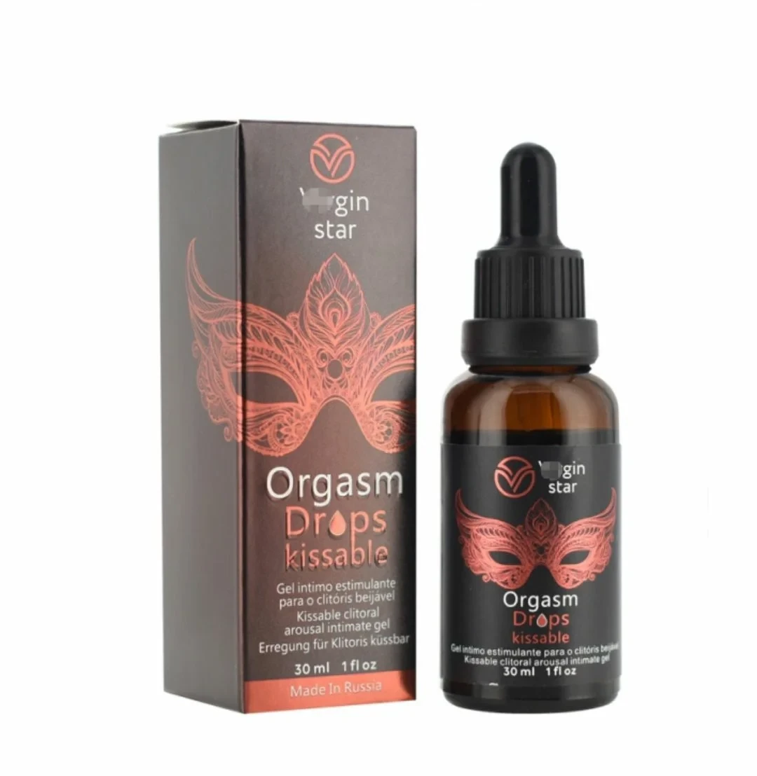 Orgasm Drops Kissable (Поцелуй оргазма) возбуждающие капли для женщин 30ml. Virgin star