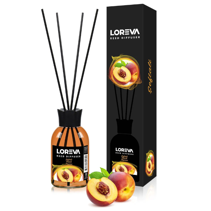 Аромадиффузор Loreva Reed Diffuser Персик, 110мл