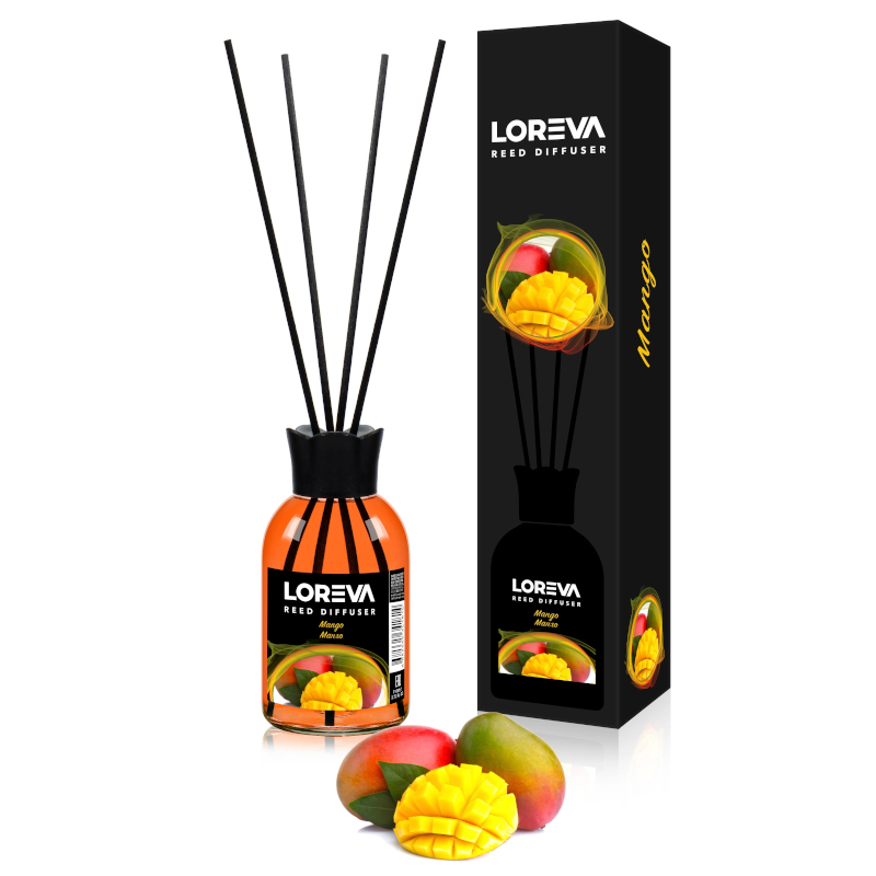 Аромадиффузор Loreva Reed Diffuser Манго, 110мл