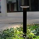 Садово-парковый светодиодный светильник на опоре круг 18Вт, фото 2