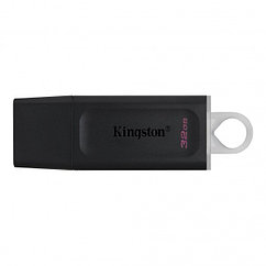 USB-накопитель, Kingston, DTX/32GB, 32GB, USB 3.2, Чёрный