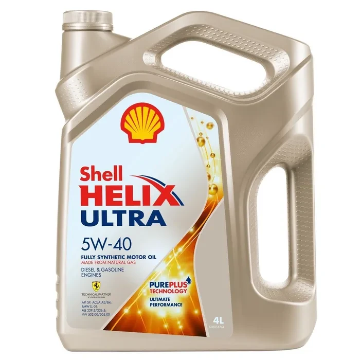 Масло моторное Shell Ultra 5W-40, 4 л - фото 1 - id-p111204145