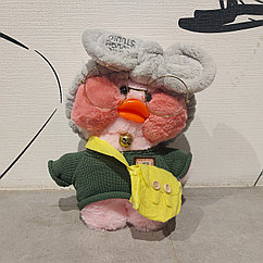 Плюшевая игрушка - Уточка Лалафанфан. Корейская уточка. #lalafanfan. Lalafanfan Duck. Розовая Утка.