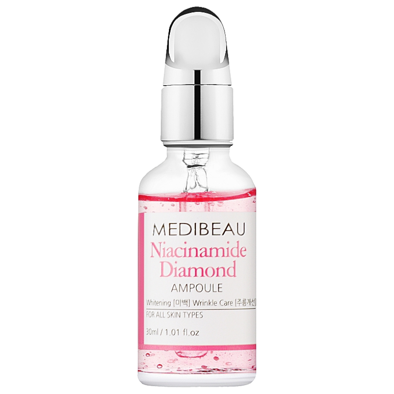 Омолаживающая ампульная сыворотка с ниацинамидом и алмазной пудрой MEDIBEAU NIACINAMIDE AMPOULE , 30мл