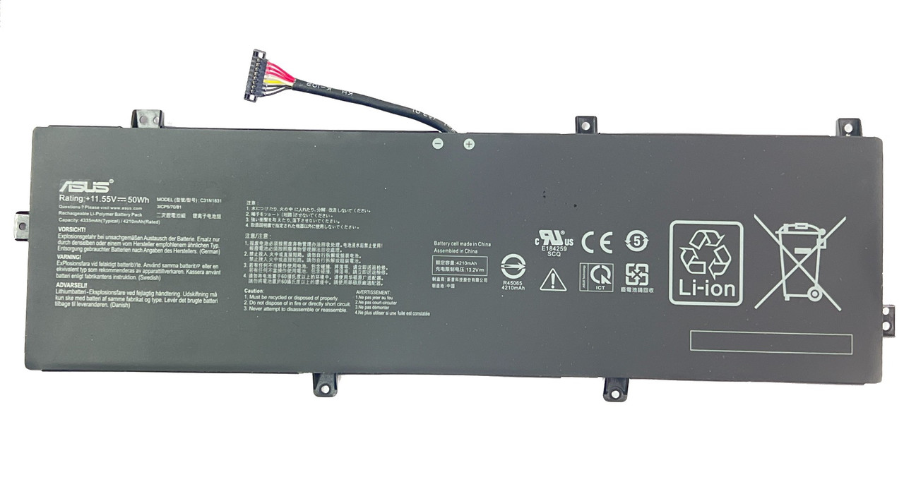 Аккумулятор для ноутбука ASUS Pro 3548FA PX574 P3540 P574 C31N1831 11.55V 50Wh/4210mAh org
